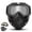 Gray, variant on Detachable Full Face Goggle Mask, 2027 New Riding and Cutting, Anti-Ultraviolet Radiation, Anti-Dust, Large Viewing Hood