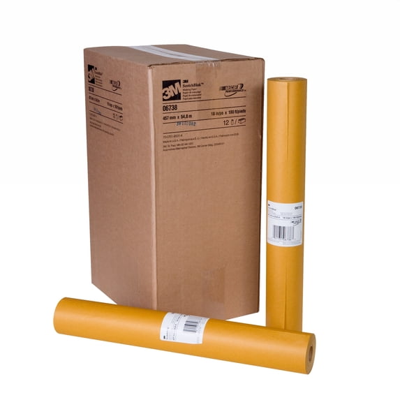 3M Scotchblok Masking Paper, 06738, 18 in x 180 ft, 12 per case