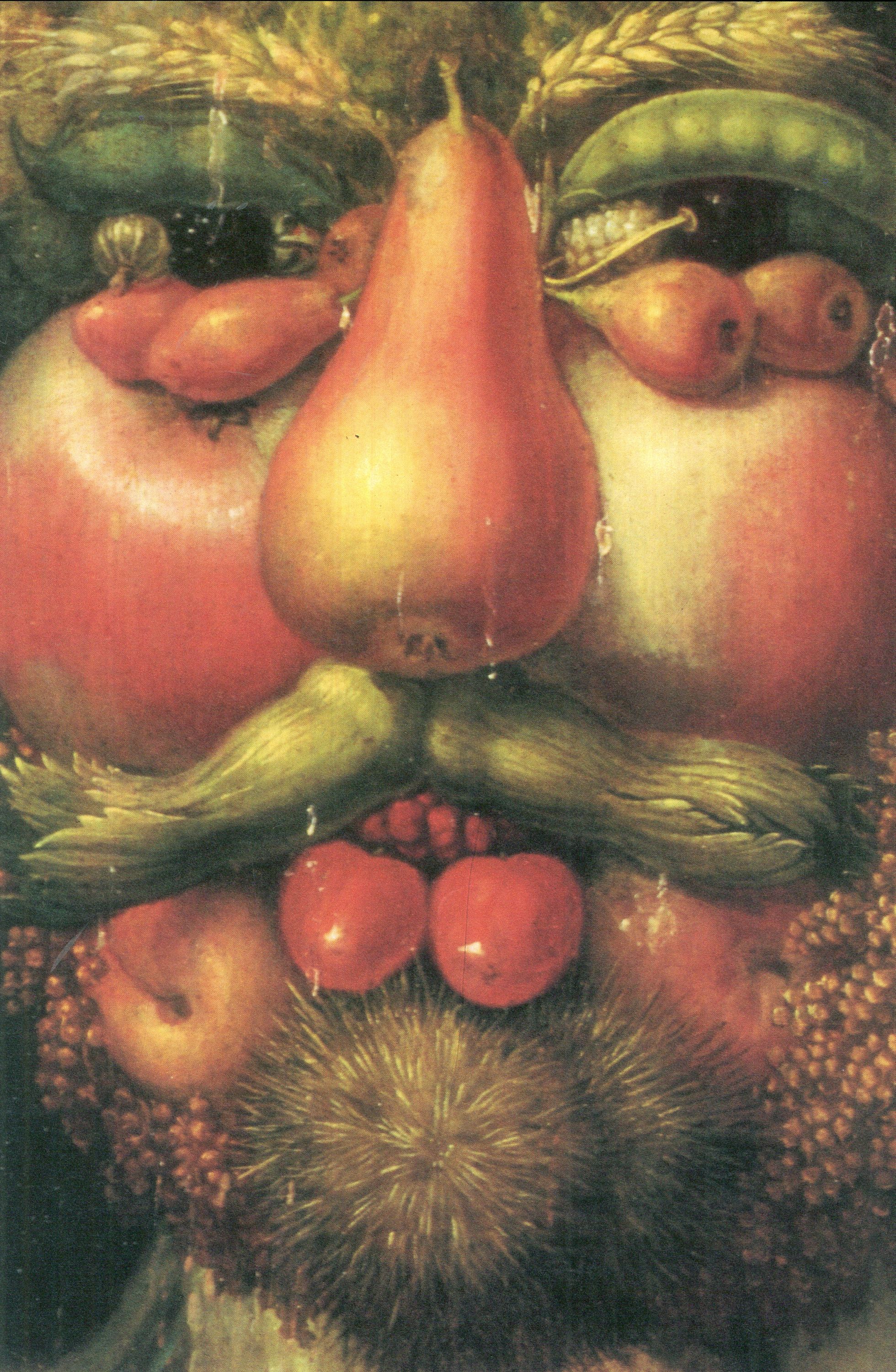 Arcimboldo, Giuseppe Vertumnus, detail11 Inch By 17 Inch Laminated