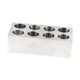 thumbnail image 2 of Soporte para utensilios de cocina, organizador de cubiertos, Base antideslizante, soporte para cubiertos, estante de almacenamiento de vajilla para 8 cuadrícula, 2 of 8