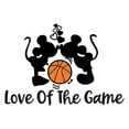 thumbnail image 2 of Children Love of the Game Active Sports Wall Decal Decoration Kids Basketball Lovers Motivational Wall Decal Lasts Years and Easily Removable - Size: 10 In(W) x 7 In(H), 2 of 5