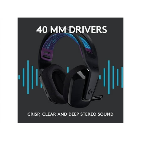 Logitech - G535 LIGHTSPEED Wireless Gaming Headset for PC, PS5, PS4 - Black