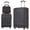 Black, variant on Hardshell Luggage Sets 3 Pieces 20"+28" Luggages and Cosmetic Case Spinner Suitcase with TSA Lock  Lightweight-Blue