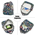 thumbnail image 5 of FORMRS Mini Backpack Purse for Women Travel Daypack Casual Shoulder Bag, Bloom Flowers, 5 of 7