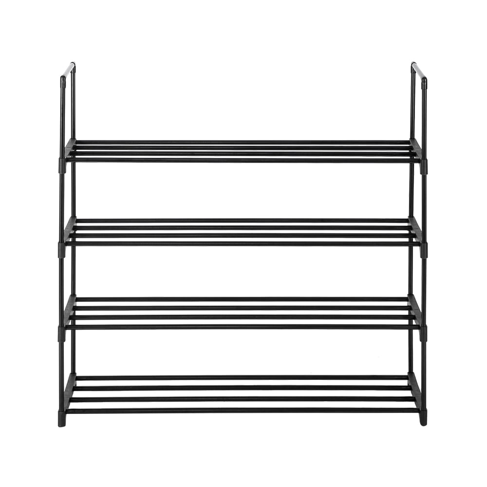 Lowestbest Shoe Organizer for Closet, 4 Tiers Shoe Rack Set of 2, Environment-Friendly Shoe Storage Cabinet, Shoe Shelf Organizer, Shoe Tower Rack, 40 Pairs of Shoes, Black