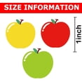 thumbnail image 2 of Apple Stickers for Kids 500 Pcs Multicolor Apple Shape Decal Stickers 1 Inch Mini Apples Reward Stickers, 2 of 6