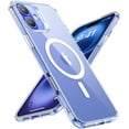 thumbnail image 1 of Étui pour iPhone 16, Compatible avec MagSafe, Protection Antichoc de Qualité Militaire, Étui Magnétique pour iPhone 16, Étui Hybride Classique (HaloLock), Transparent, 1 of 4