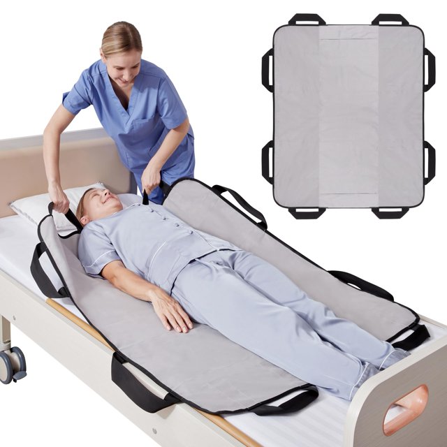 Sábana Positioning Bed Pad NIHAO con asas, 48 x 40 cm, color azul marino
