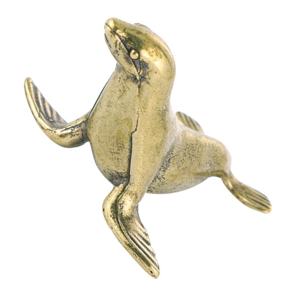 VERDANVERSE Sello Pequeño De Latón Dorado Retro Para De En Oficina O Casa