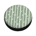 thumbnail image 4 of LNWH Japanese Bamboo Texture Seamless Pattern Waterproof Spare Tire Cover, Universal Spare Tire Wheel Covers 15 inch, 4 of 8