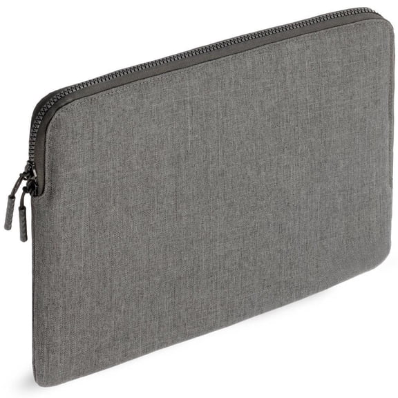 Lectronify LuxeWeave Laptop Sleeve for 14" MacBook Pro Fits Most 14" Laptops Plush Padded Interior Water Resistant 600D Nylon Wide Opening Zipper Ash