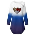 thumbnail image 4 of Qiopertar Robe Décontractée Imprimée Tournesol à Manches Longues pour Femmes, Épaules Dénudées, Saint-Valentin, Automne, Liquidation à Moins de 5$, Offres d'Accès Anticipé, 4 of 5