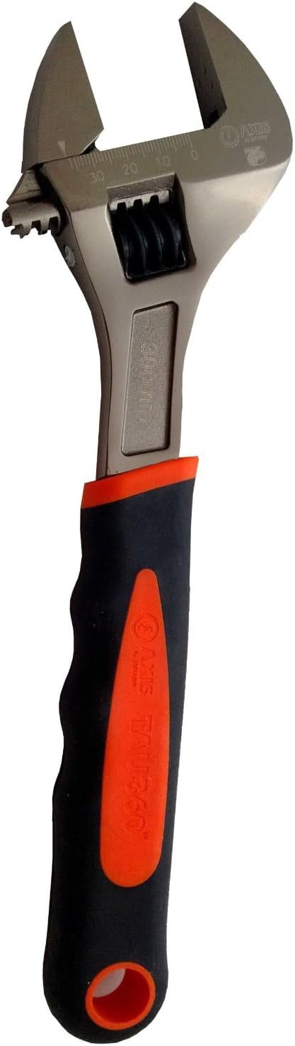 AXIS® TAU 360°™ CR-V Adjustable Wrench Set with Ultra Smooth Roller, 6 inch/10 inch-2 Pieces
