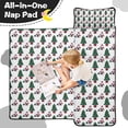 thumbnail image 4 of White Christmas Santa and Tree Pattern Toddler Nap Mats for Kids Preschool,59"x22" Sleeping Mat Bag or Kids,Toddler Sleeping Bag,Toddler Nap Mat or Daycare, 4 of 6