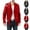 Red, variant on Men's Fashionable and Comfortable Leather Jackets Faux Jacket Lapel Asymmetric Zip-Up Slim Fit Biker Coat Red XXXL(XXXL)