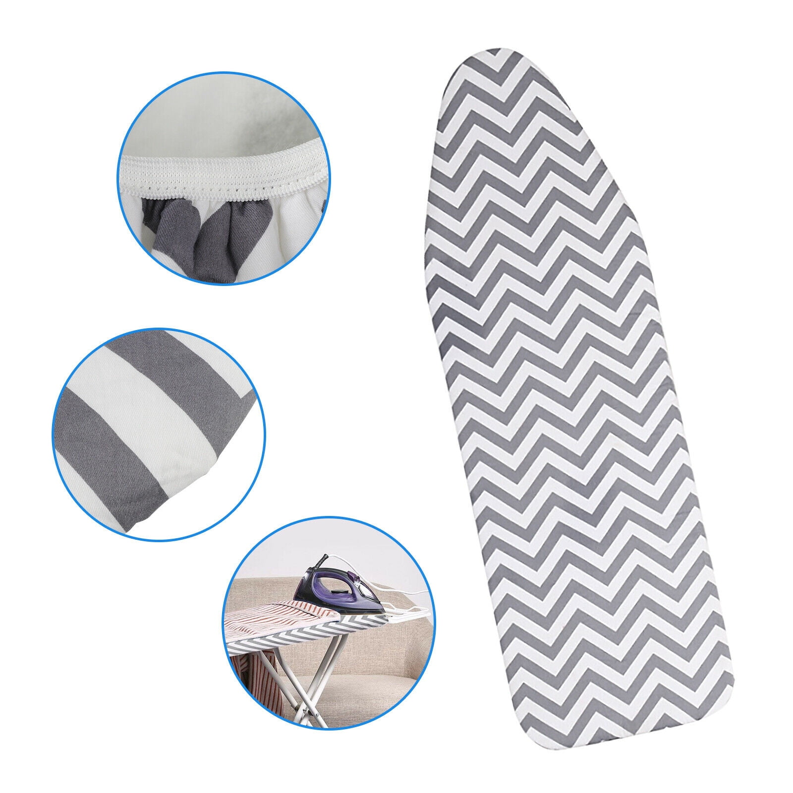 Ironing Board Cover and Pad Silicone Coated Scorch and Stain Resistant 