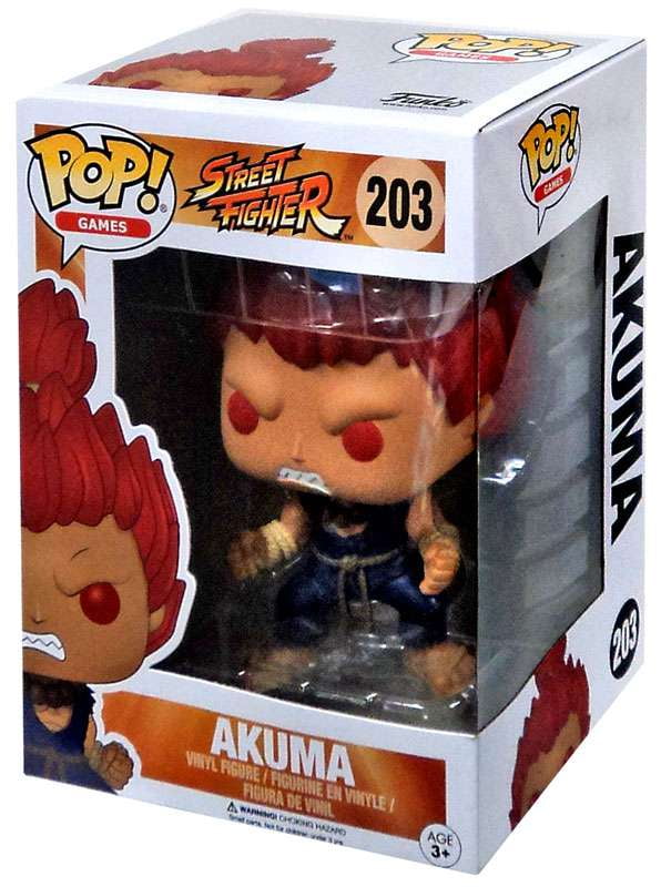 Funko Exclusive Street Fighter #3 POP Akuma POP 