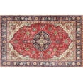 thumbnail image 1 of Ahgly Company Machine Washable Indoor Rectangle Traditional Fire Brick Red Area Rugs, 8' x 10', 1 of 7