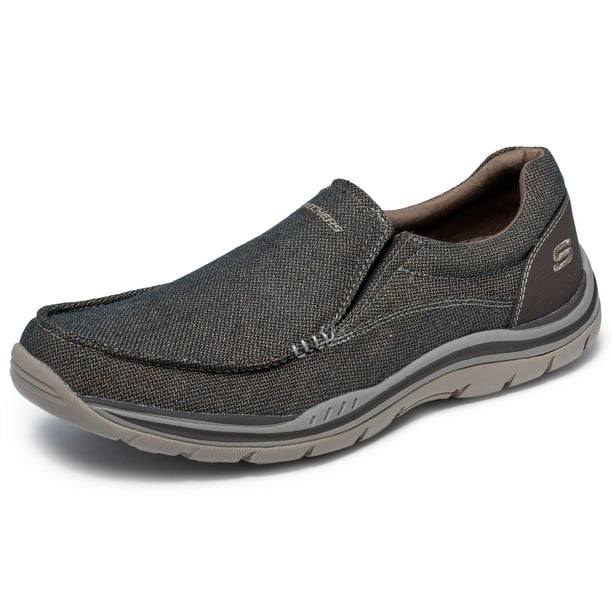 Mocasín Shoes Skechers Expected Avillo para hombre, color marrón oscuro