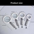 thumbnail image 5 of Giaone Handheld Magnifier Ergonomic Grip Magnifying Glass For Reading Craft Hobbies, 5 of 8