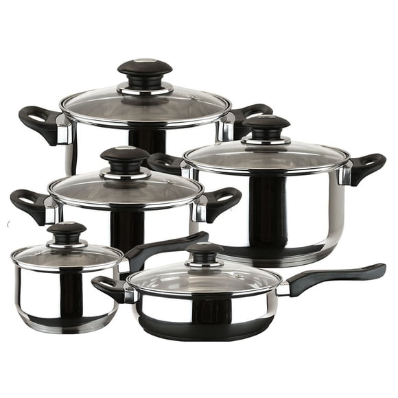 Batería Cocina Acero Inoxidable 10 Pzas Magefesa Family