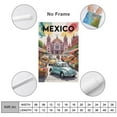 thumbnail image 2 of Nostalgic Mexico City Retro Travel Poster Featuring Cultural Streets And Local Charm Print Poster, 2 of 8