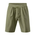 thumbnail image 5 of WRKEKC Mens Casual Shorts, Summer Shorts for Men, Men Casual Solid Drawstring Elastic with Pockets Shorts 3XL, 5 of 9