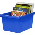 thumbnail image 2 of Storex 4 Gallon (15L) Classroom Storage Bin with Lid, Blue, 6-Pack, 2 of 7