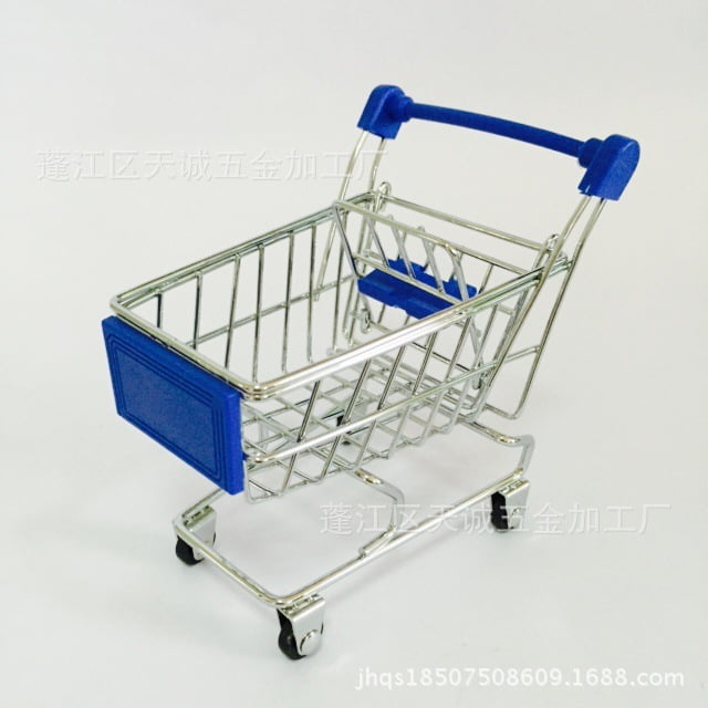 Miangastore 2Set Mini Cart for Kids Various Occasions High Realism Metal and Plastic 4.52X4.52X3.34In