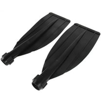 PBPBOX 2Pcs Replacement Paddle Oar Black Thickened Plastic Kayak Parts Kayaking