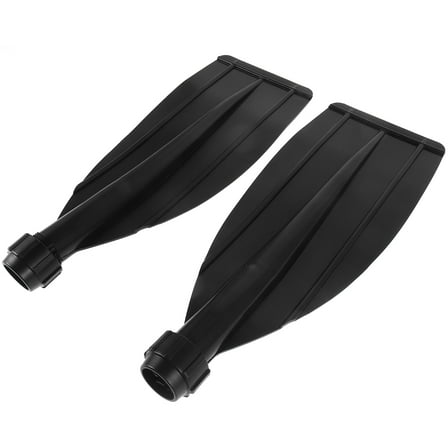 PBPBOX 2Pcs Replacement Paddle Oar Black Thickened Plastic Kayak Parts Kayaking