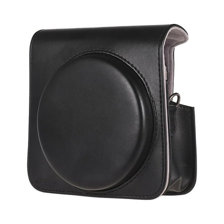 Image of Andoer Instax SQ6 Camera Bag Stylish PU Leather Case with Adjustable Strap Black