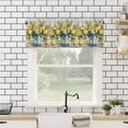 thumbnail image 4 of Vintage Lemon Kitchen Valances for Windows 42x12 Inch Kitchen Curtains Valances Rod Pocket Tropical Summer Wooden Bathroom Window Valances for Window Treatment Decor, 4 of 6