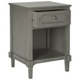 thumbnail image 2 of SAFAVIEH Rosaleen Solid Casual Storage Side Table, Grey, 2 of 5