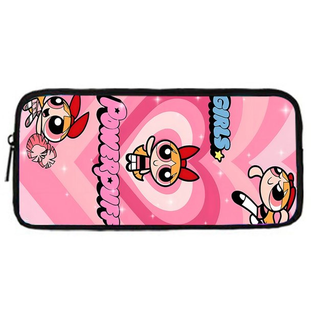 Conjunto de 3 piezas de Anime Powerpuffs para niños y niñas, mochila escolar con fiambrera, bolsas de lápices, mochilas escolares, el mejor regalo