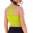 thumbnail image 4 of KyCheLot Girls Crew Neck Tank Tops Backless Solid Color Sleeveless Short Clothes Fitted Racerback Tank Tops, 4 of 7