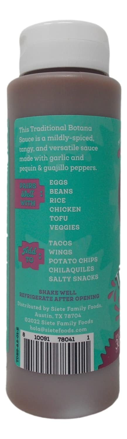 Hot Sauce Variety Pack – Traditional, Creamy Habanero, Sweet & Tangy Chamoy & Creamy Jalapeño – 4 Pack | Siete Botana | + MerlinsMart Zine