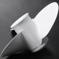 thumbnail image 5 of Marine Engine Outboard Propeller 664-45947-01-El 9 7/8 X 11 1/4 for 20-30Hp Aluminum Alloy 3 Blade Black 10 Spline Tooth R Rotation,1 * Outboard Propeller,white, 5 of 5