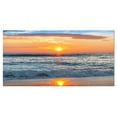 thumbnail image 4 of Design Art Beautiful Sunrise Over the Horizon Modern Beach Photographic Print on Wrapped Canvas, 4 of 5