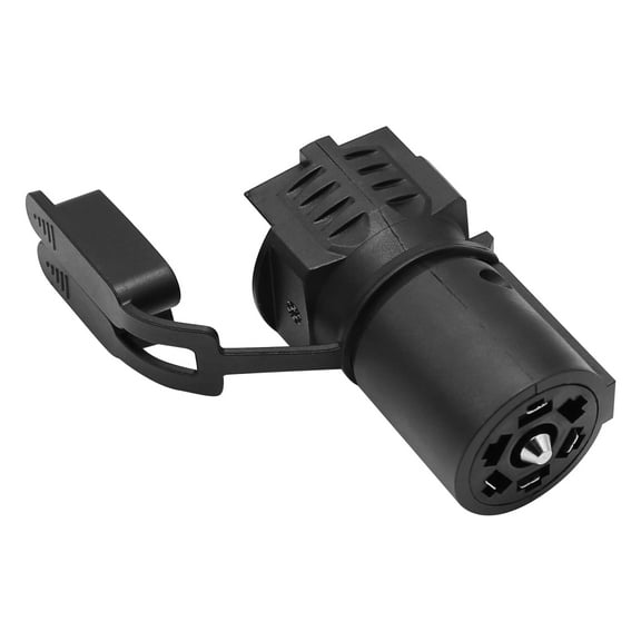 Anxingo 7 Pin to 4 Pin 5 Pin Flat Trailer Adapter, Waterproof Trailer Light Adapter, 7 Way Blade to 4 Way 5 Way Trailer Converter Reverse Connector, Car Towing Solutions