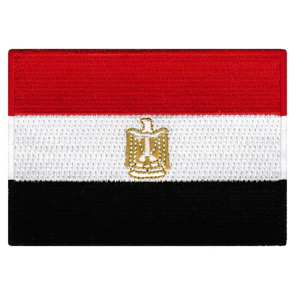 Egypt Flag Embroidered Iron-on Patch