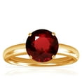 thumbnail image 1 of GemsNY July Birthstone - Traditional Round Ruby Solitaire Ring (Grade - AAA | 1.55cts.), 1 of 4
