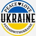thumbnail image 3 of CafePress - Peace Love Ukraine T Shirt - Light T-Shirt Kids XS-XL, 3 of 4