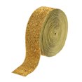 thumbnail image 1 of Unique Bargains Metallic Glitter Velvet Ribbon 1 9/16"x 10 Yard Single Face Sparkle Ribbon Gift Wrapping Orange, 1 of 5