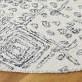 thumbnail image 3 of SAFAVIEH Ebony Drew Geometric Area Rug, Ivory/Grey, 6' x 6' Round, 3 of 10