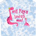 thumbnail image 4 of Inktastic My Yaya Loves Me Granddaughter Dinosaur Girls Toddler T-Shirt, 4 of 5