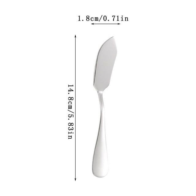 Spatule en Acier Inoxydable pour Tartinade au Fromage à la Crème Spatule Spatule au Fromage Spatule Occidentale pour Décorer la Crème Spatule en Acier Inoxydable