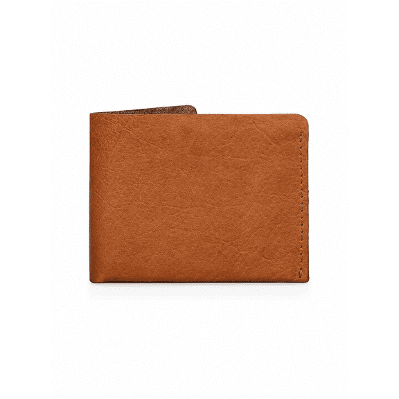 AlKhalil - Men’s Genuine Leather Bifold Wallet – Slim, Durable, Classic Brown Design with Multiple Card Slots and Cash Compartment for Everyday Use and Travel Convenience
