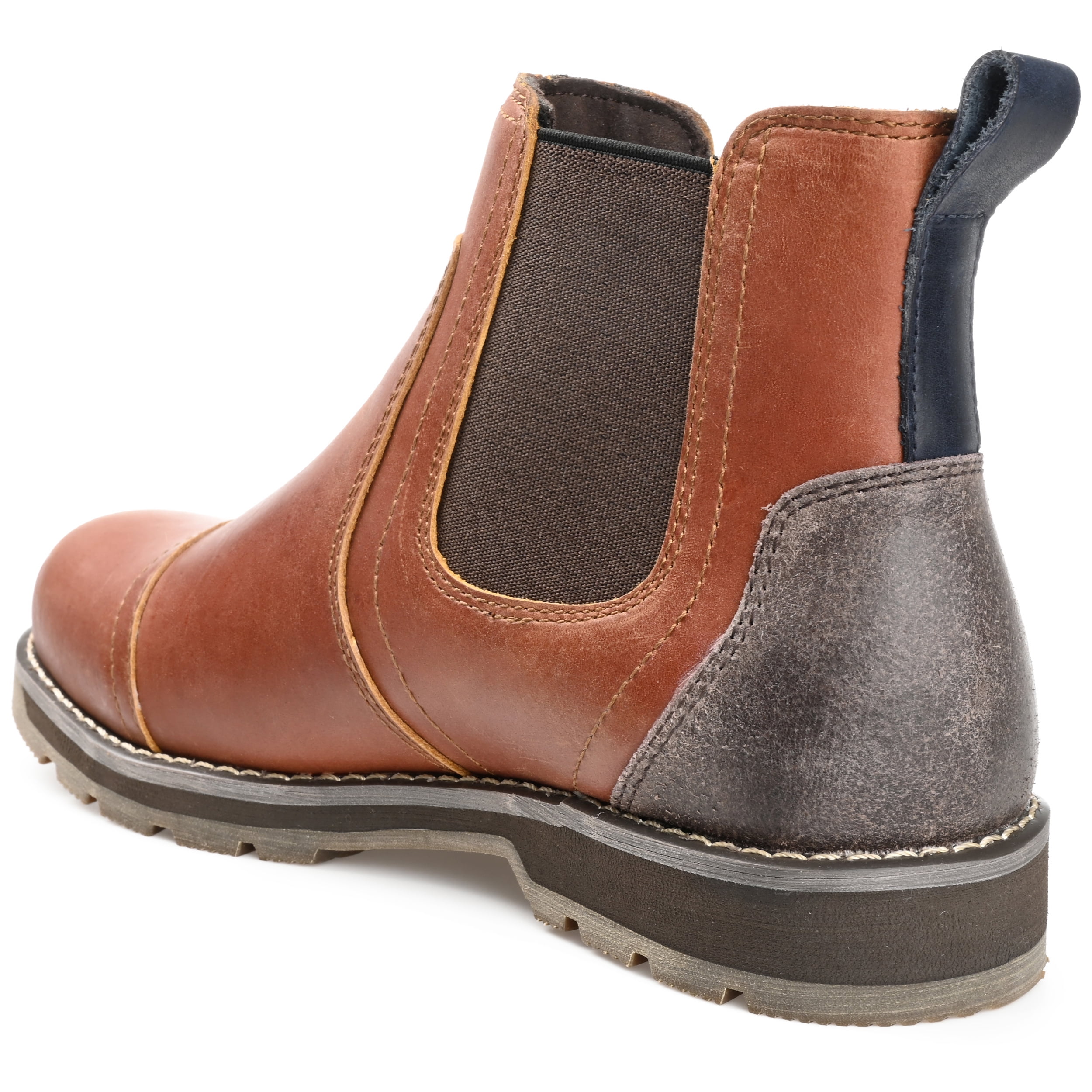 Territory Mens Holloway Pull-on Cap Toe Chelsea Boot