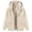 Beige, variant on Wancir Unisex Women's Fleece Hoodie Jacket Cozy Sherpa Lined Zip Up Warm Hoodie Sweatshirt Winter Fluffy Sweater Hooded Coat